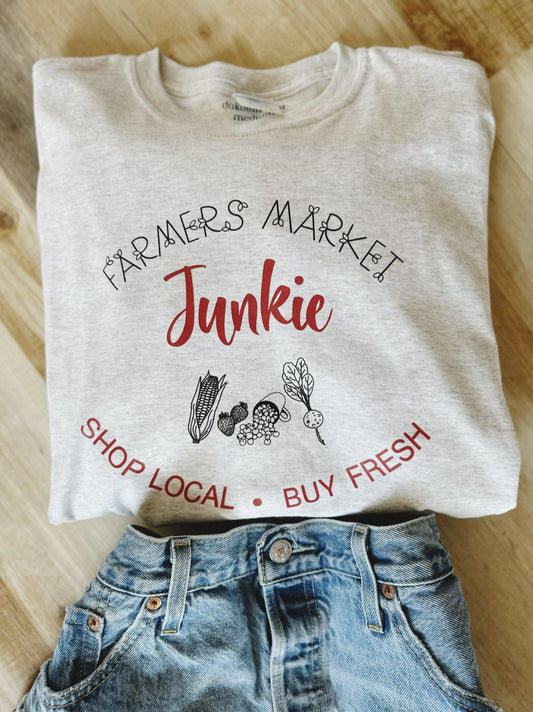 Farmers Market Junkie T-Shirt