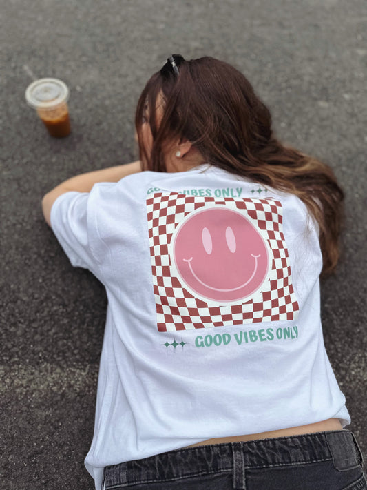 Good Vibes Smiley Tee